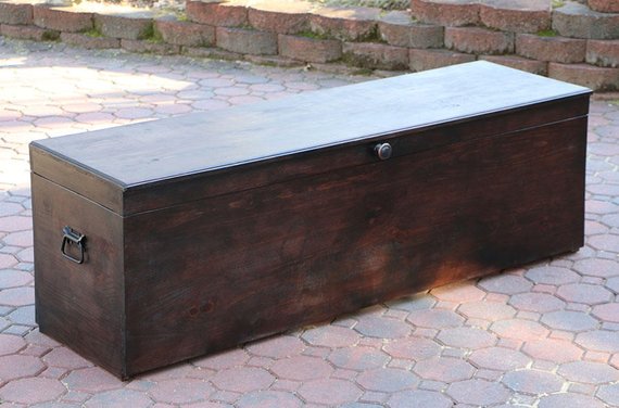 extra large wooden storage chests